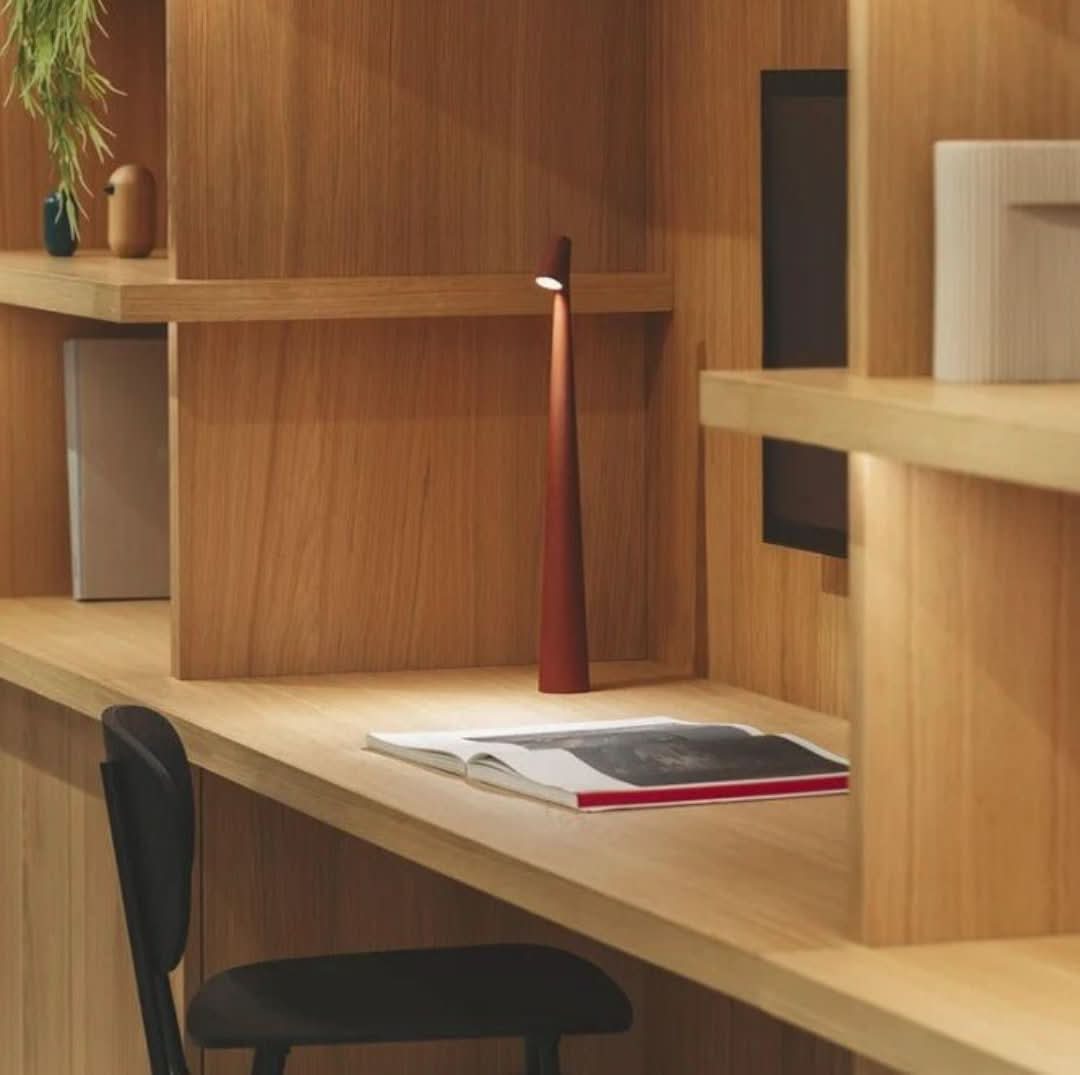 Davy | Scandinavian Drip-Free Table Lamp | Touch Control & USB Charging