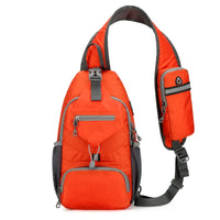 Davy | SecurePack | Mochila de hombro impermeable antirrobo con múltiples bolsillos – Bolsa de viaje ligera cruzada