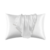 Davy | Zippered Satin Pillow Cover for Smooth Sleep