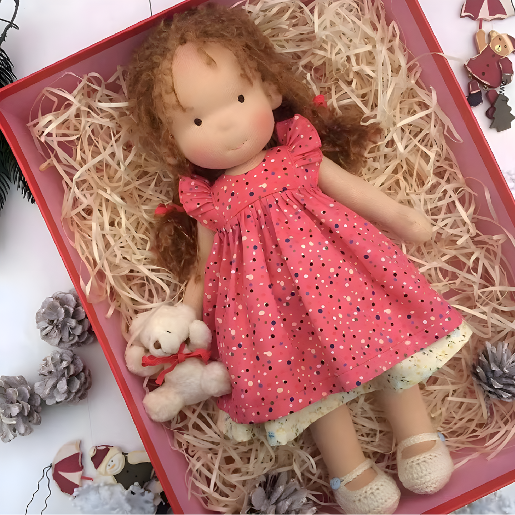 Davy | Soft Waldorf Cuddly Doll with Natural Features