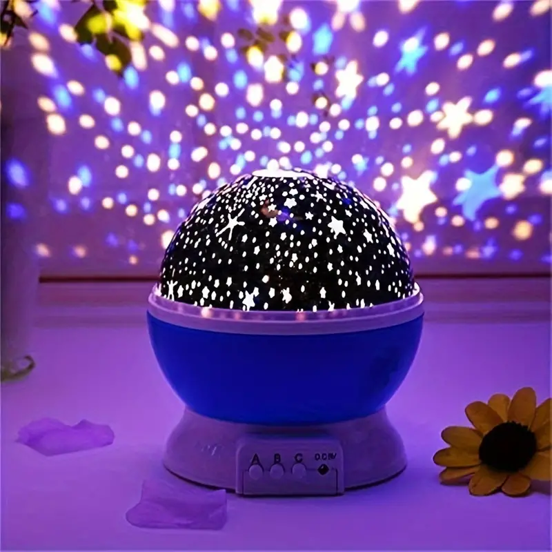 Davy | Star Projector Night Light | Soothing Sky Projection with Music
