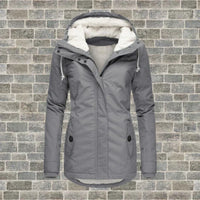 Manteau d'hiver à capuche douillet