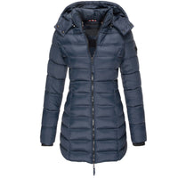 Veste d'hiver douillette à capuche