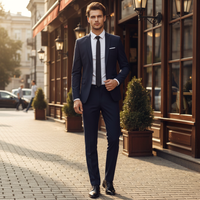 Davy | Costume d'affaires ajusté et raffiné