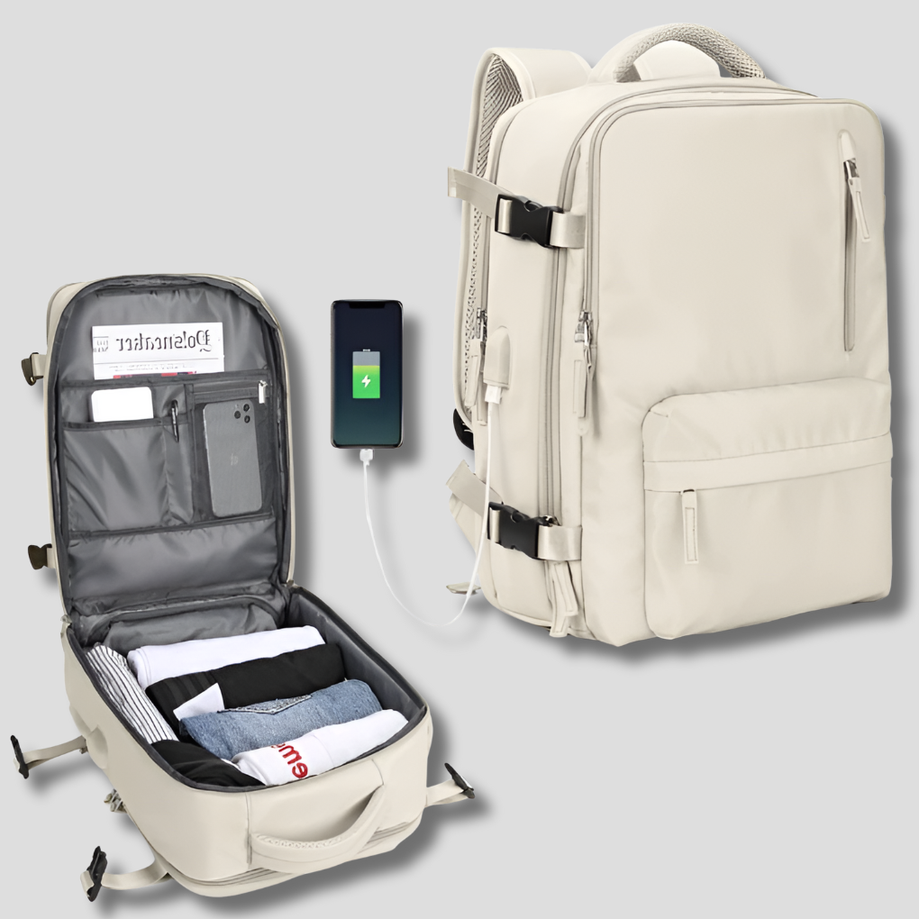 Davy | Travel Backpack Carry-On Expandable Organizer
