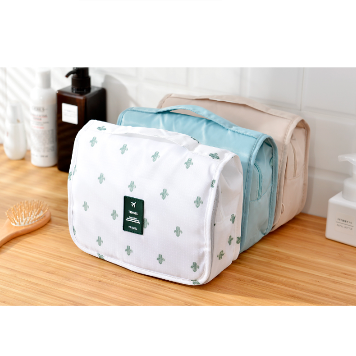 Davy Travel Cosmetic Bag | Waterproof & with Hook | Foldable & Padded | For Women & Men