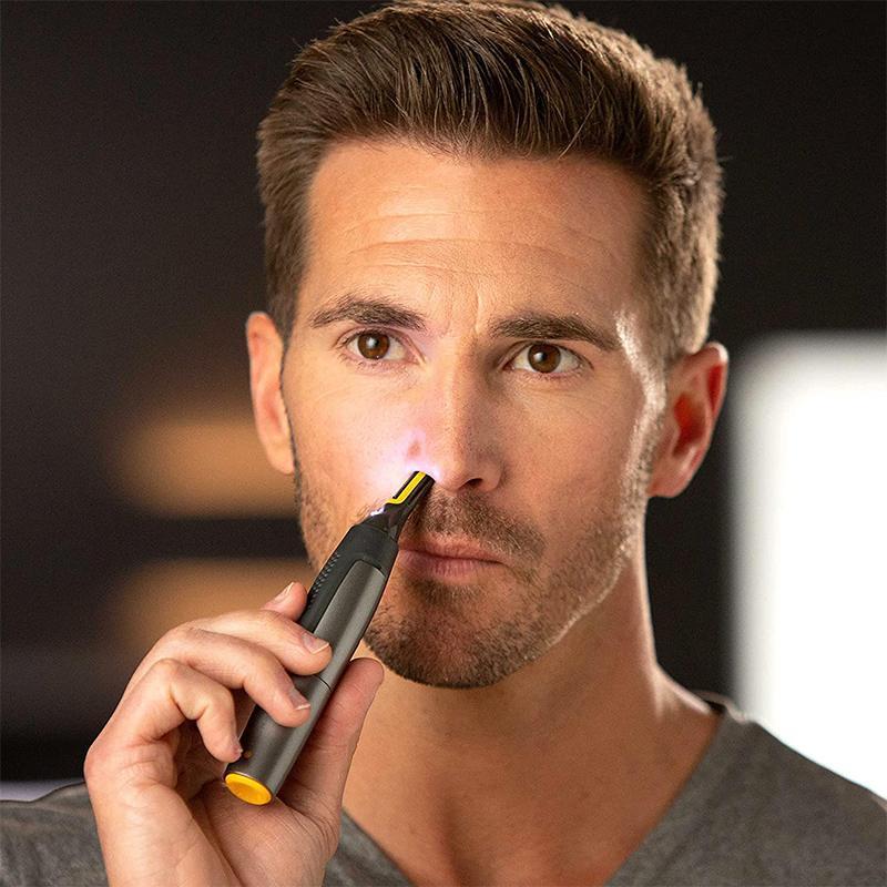Davy | Ultra-thin Precision Trimmer | Micro-Oscillation Blades | Titanium Stainless Steel Technology | Integrated LED Lighting | Ergonomic Design