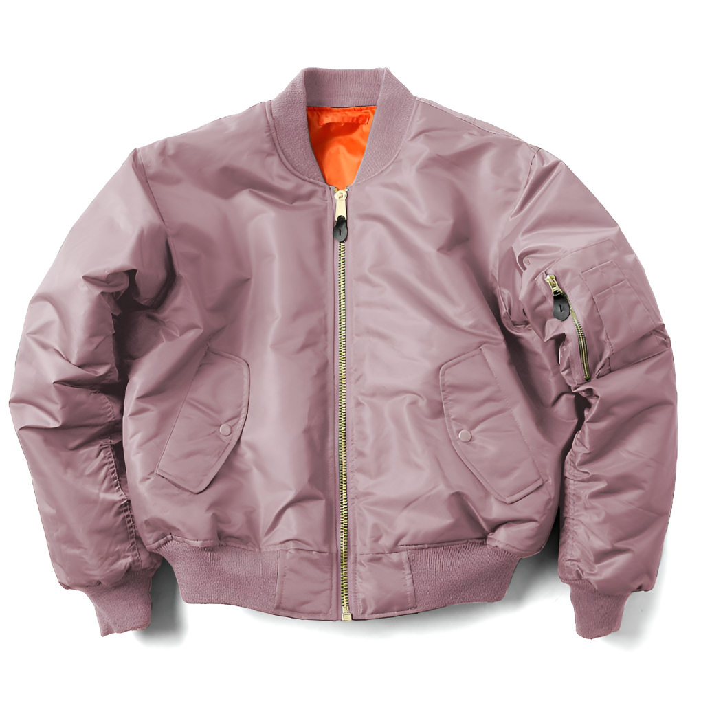 Davy | Unisex Classic Bomber Jacket with Rib-Knit Trim