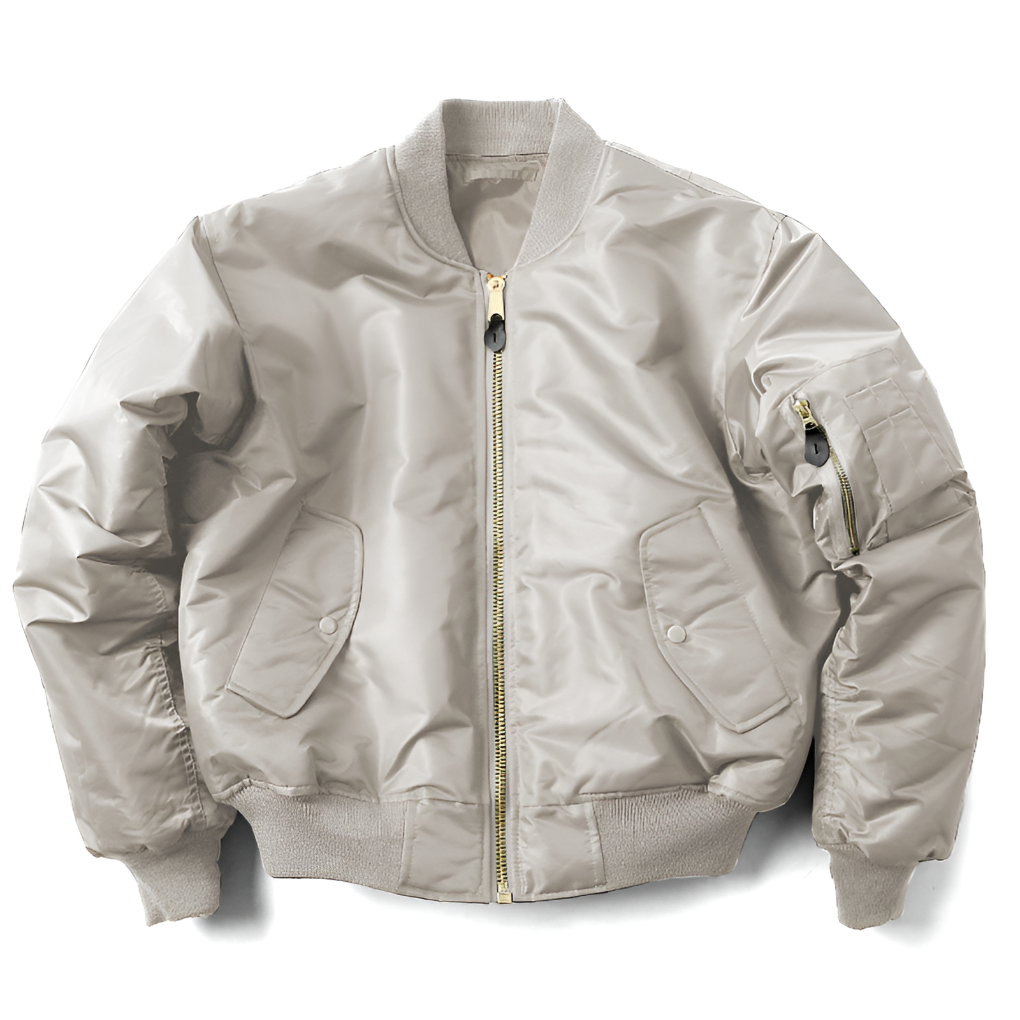 Davy | Unisex Classic Bomber Jacket with Rib-Knit Trim