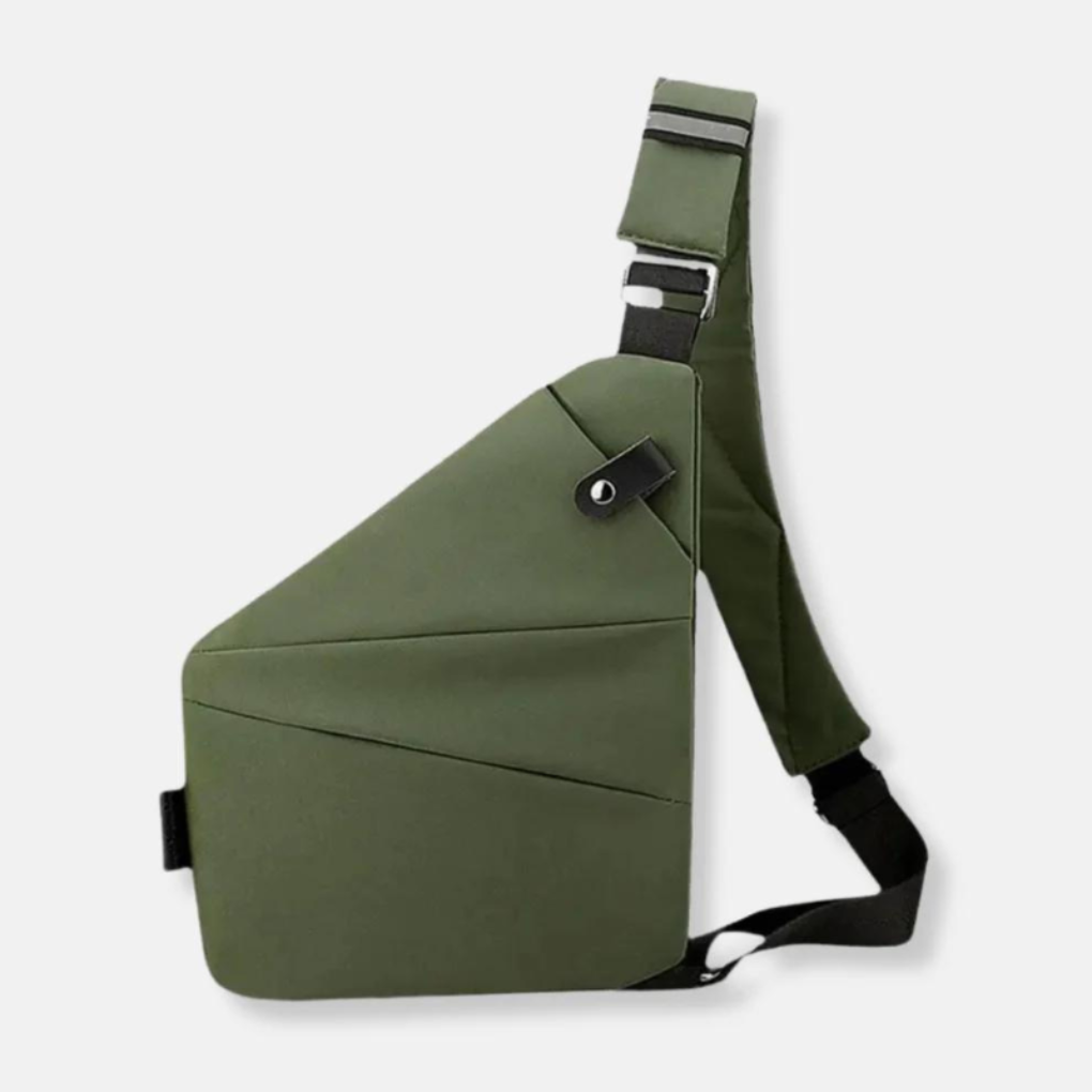 Davy | Unisex Sling Bag | Security Crossbody | Hidden Zipper
