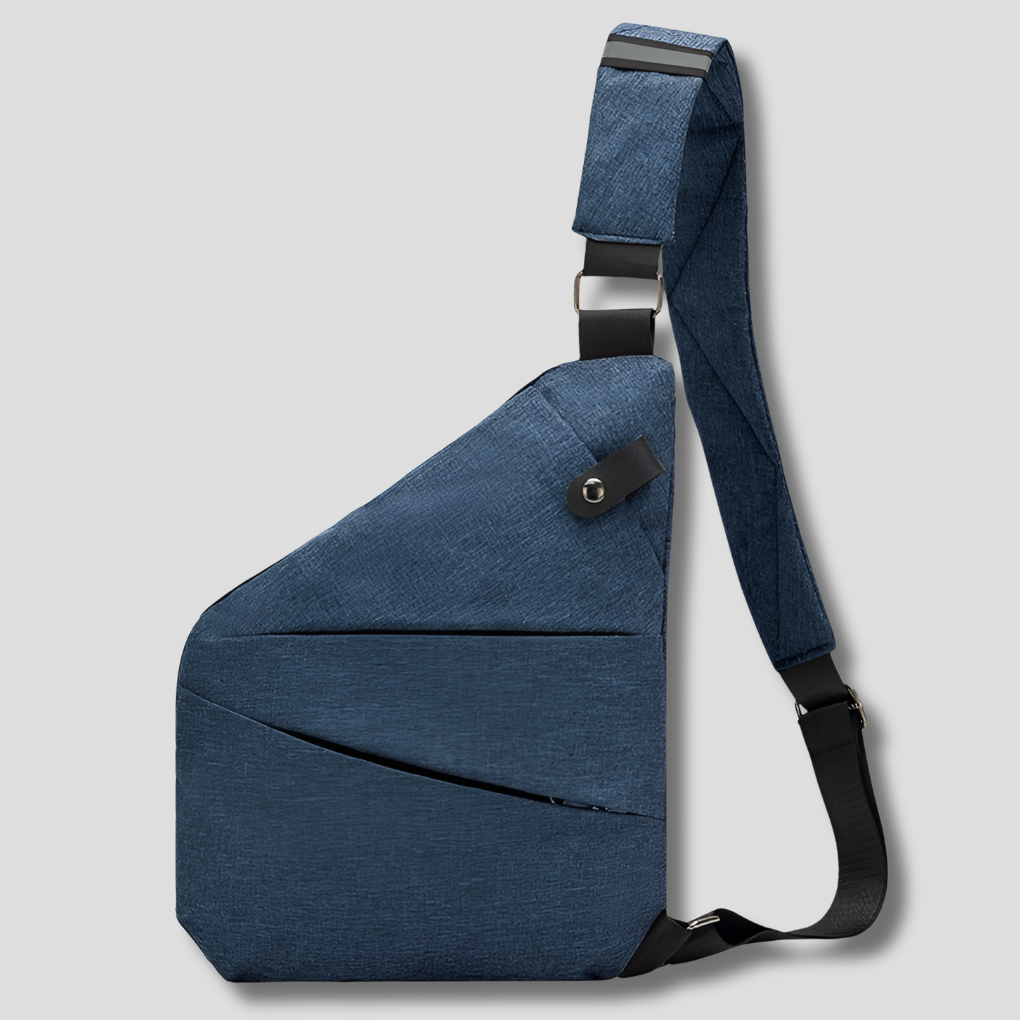 Davy | Unisex Sling Bag | Security Crossbody | Hidden Zipper