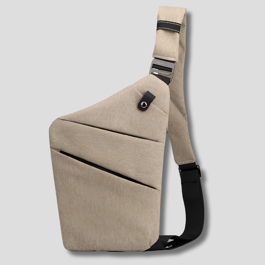 Davy | Unisex Sling Bag | Security Crossbody | Hidden Zipper