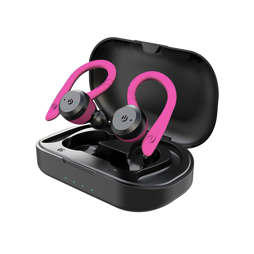 Davy | Vega Waterproof Wireless Sport Earbuds – 20 Hours Playtime | Bluetooth 5.0, IPX7 for Swimming & Fitness