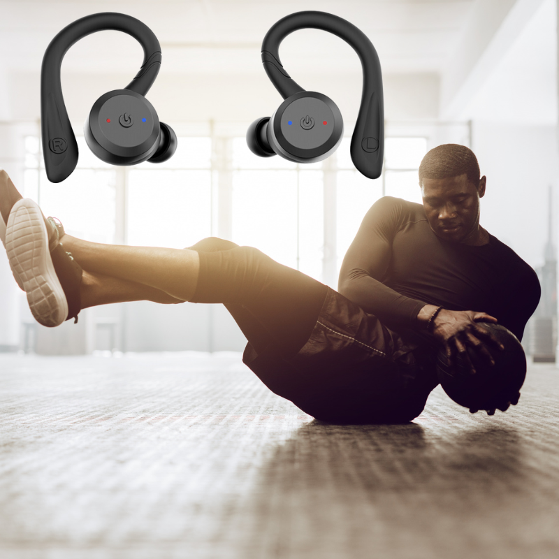 Davy | Vega - Waterproof Wireless Sport Earbuds with 20 Hours Playtime