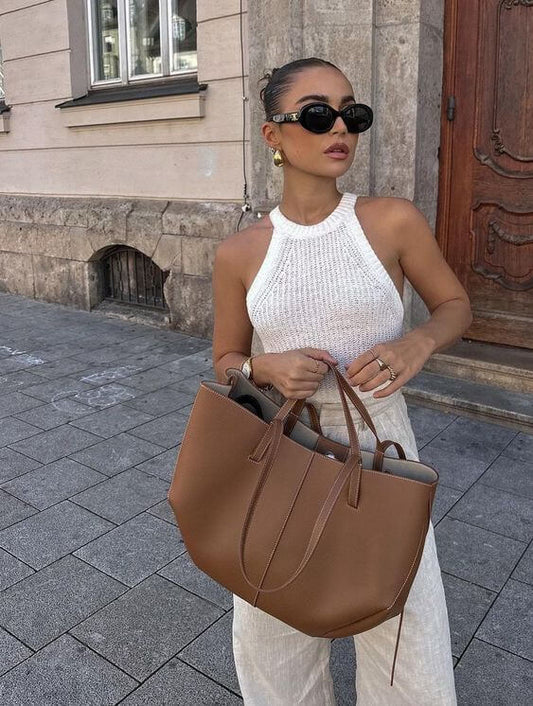 Davy - Vintage Tote Bag for Women | Spacious Shoulder Bag
