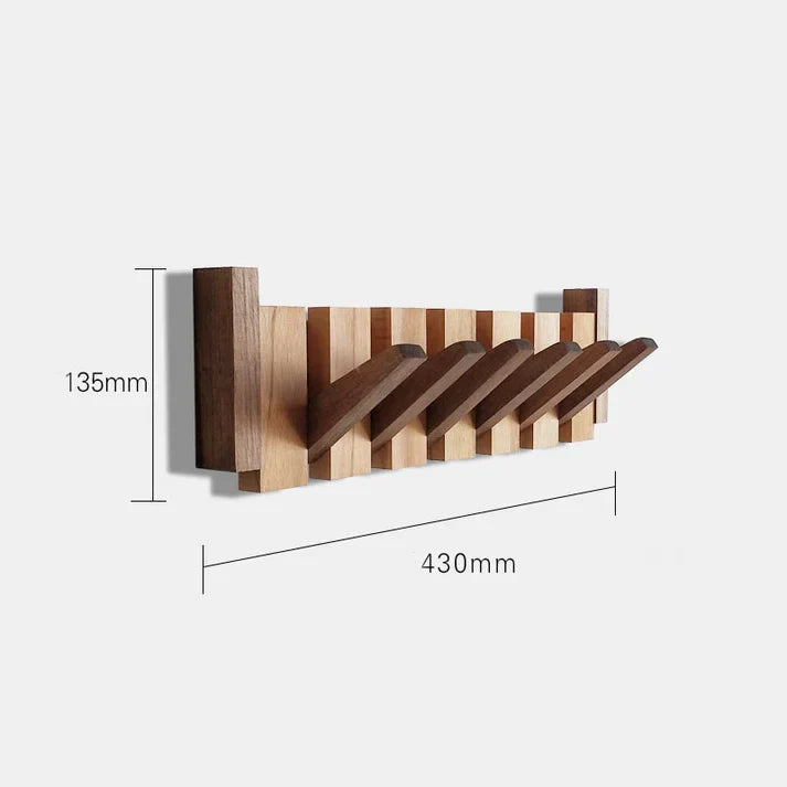 Davy | Wall Mounted Coat Rack with Piano Key Design
