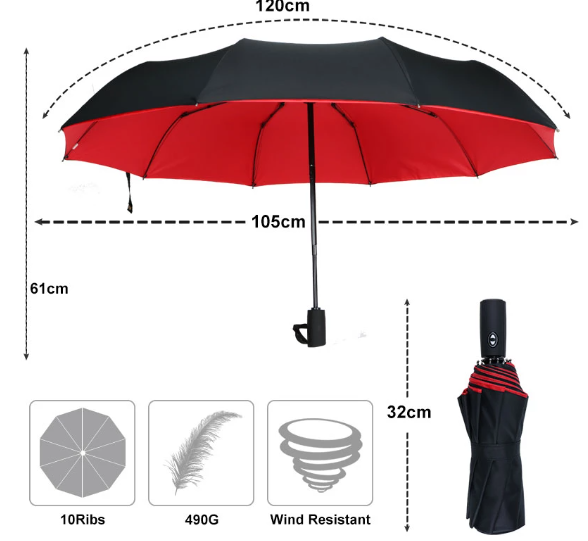 Davy | Windproof Storm Umbrella