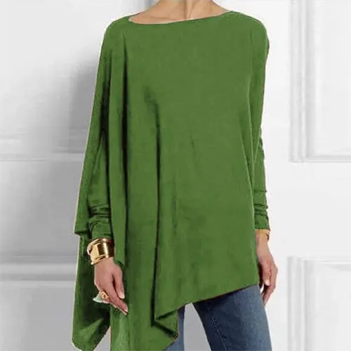 Davy | Women's Asymmetrical Long Sleeve Top