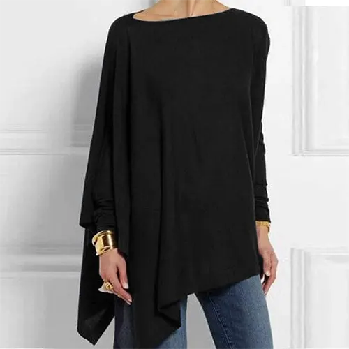 Davy | Women's Asymmetrical Long Sleeve Tunic