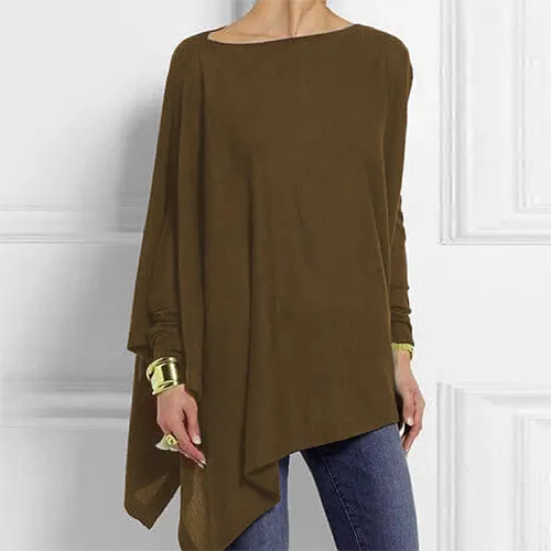Davy | Women's Asymmetrical Long Sleeve Tunic