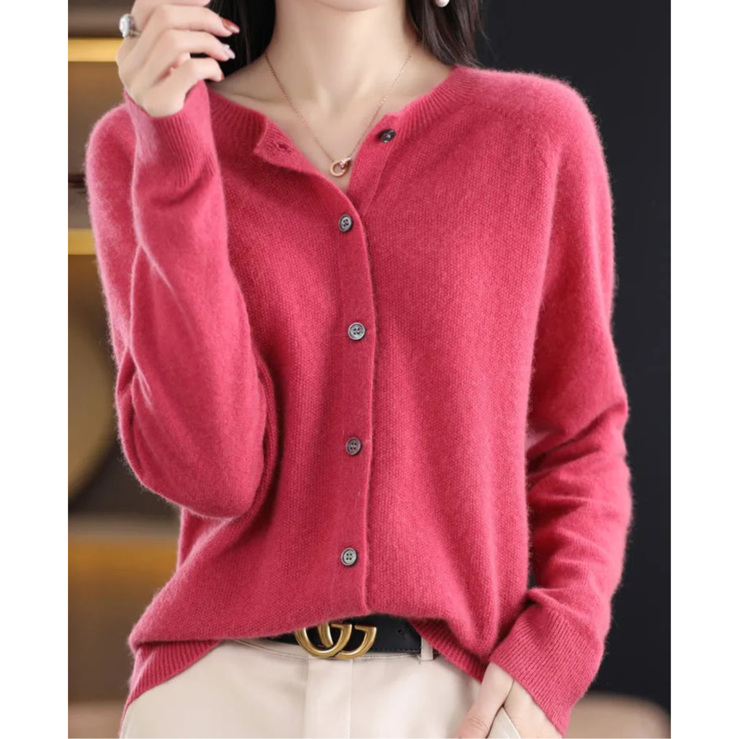Davy | Women's Button Cardigan Sweater