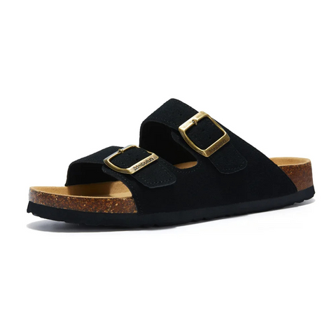 Davy | Women's Comfort Slides with Cork Footbed