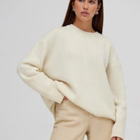 Luxury Cashmere Crew Neck Sweater