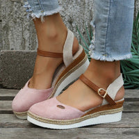 Sandales compensées espadrilles avec bon maintien