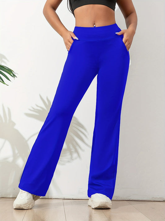 Davy | Women's Flared Yoga Pants with Pockets