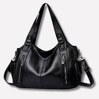 Davy | Sac à épaule hobo pour femme avec poches zippées