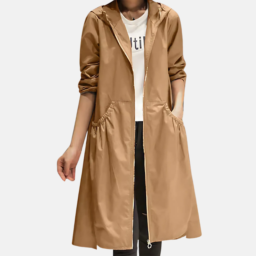 Davy | Women's Hooded Knee Length Jacket