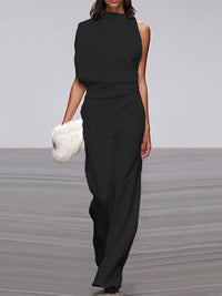 Effortless Chic Sleeveless Wide-Leg Jumpsuit