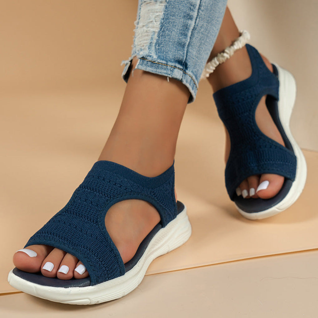 Davy | Women's Knit Sport Sandals with Cutout