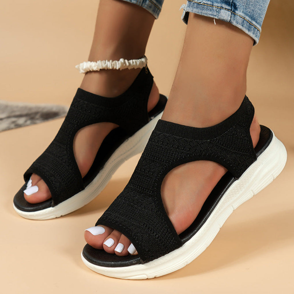 Davy | Women's Knit Sport Sandals with Cutout