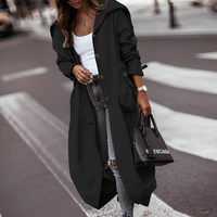 Trench-coat long intemporel pour femme