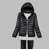 Doudoune à Capuche Compressible pour Femme