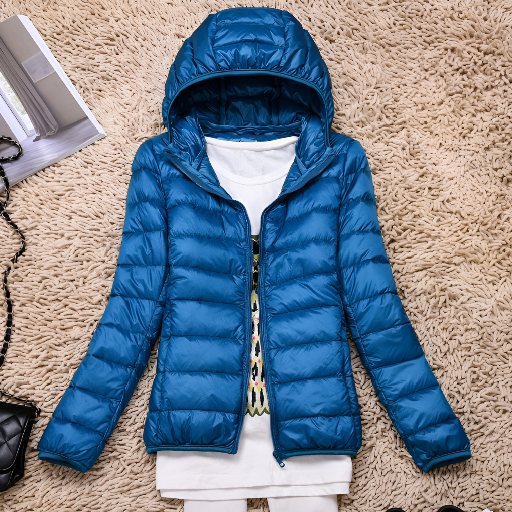 Davy | Women's Packable Down Puffer Jacket with Hood