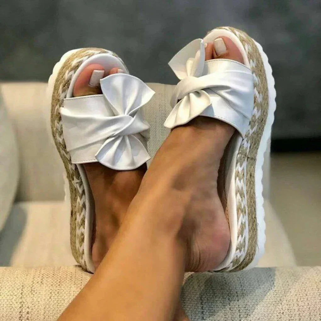 Davy | Women's Platform Bow Sandals
