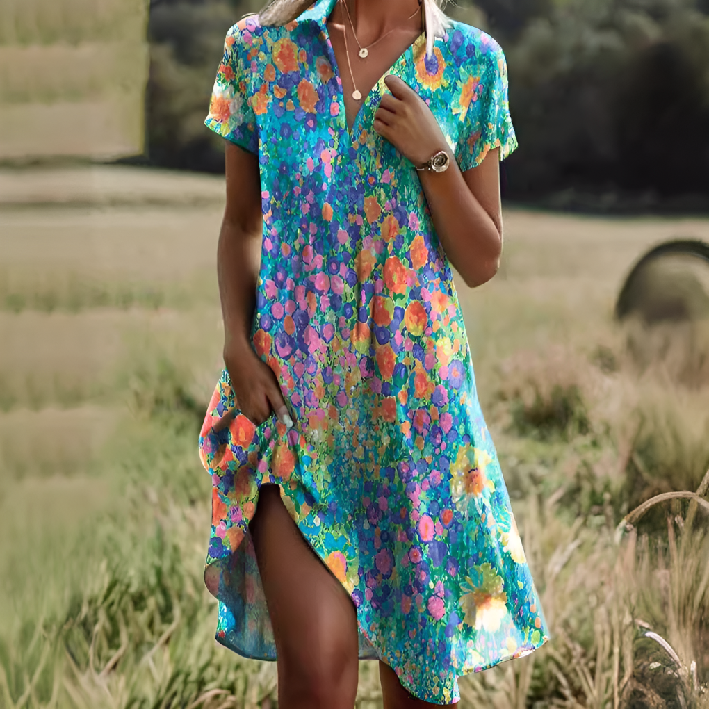Davy | Women's Polka Dot Summer Dress