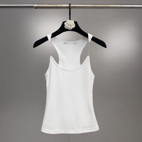 Women's Racerback Tank Top with Ribbed Texture