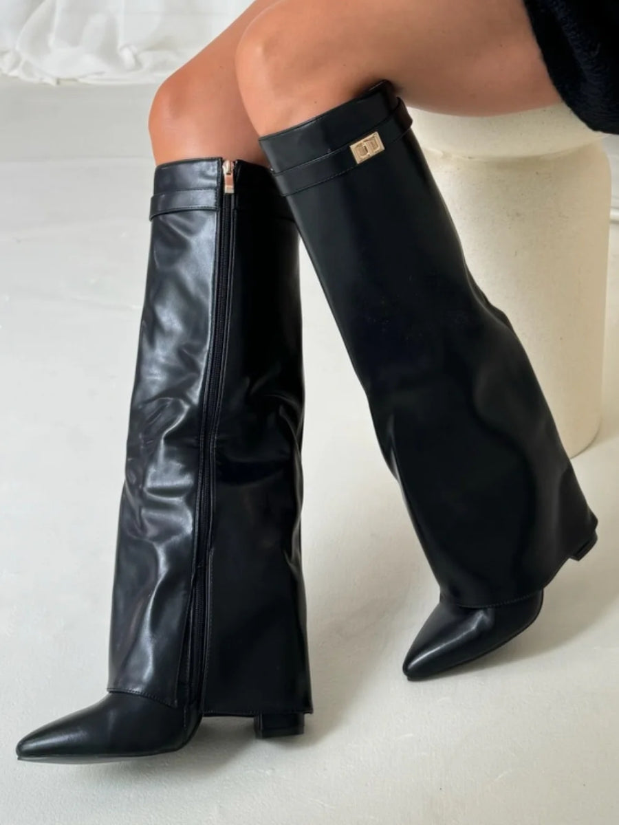 Davy | Women's Shoes in Leather with Metal Details | Everyday
