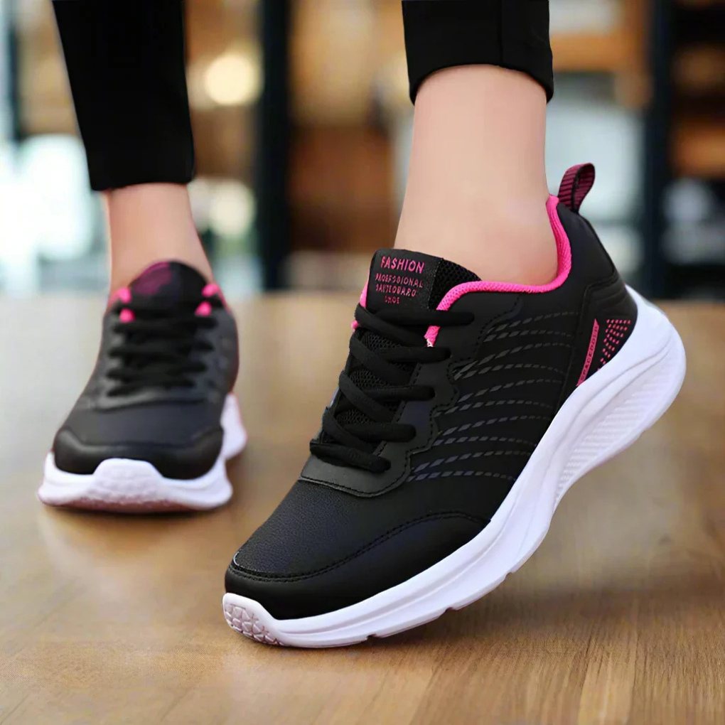 Davy | Women's Slip-Resistant Work Sneakers with Lace-Up Closure