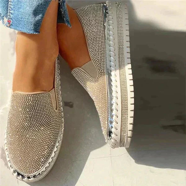 Davy | Women's Sparkling Slip-On Shoes