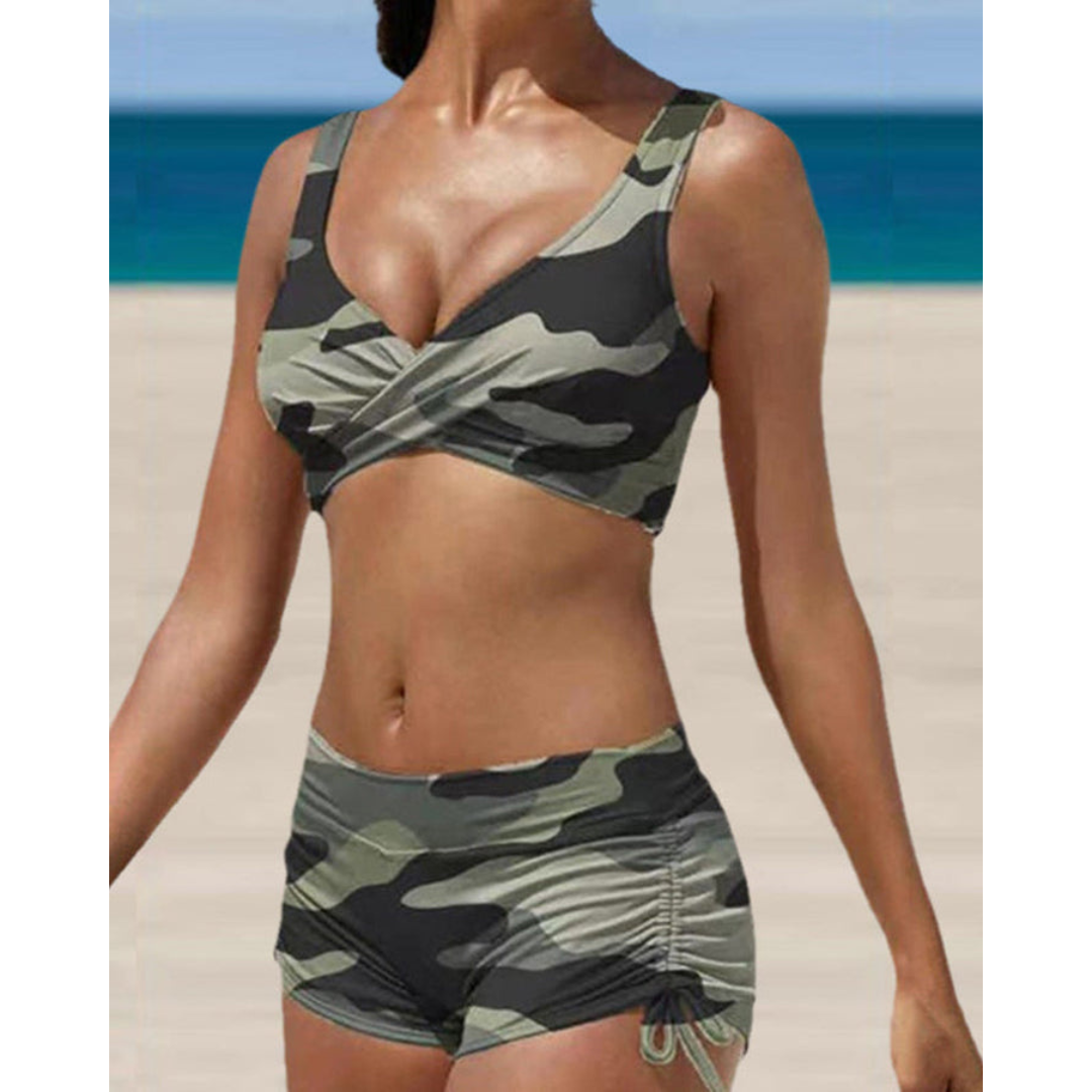 Davy | Women's Two-Piece Ruched Swimsuit