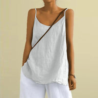 Top camisola ligero de escote en V para mujer