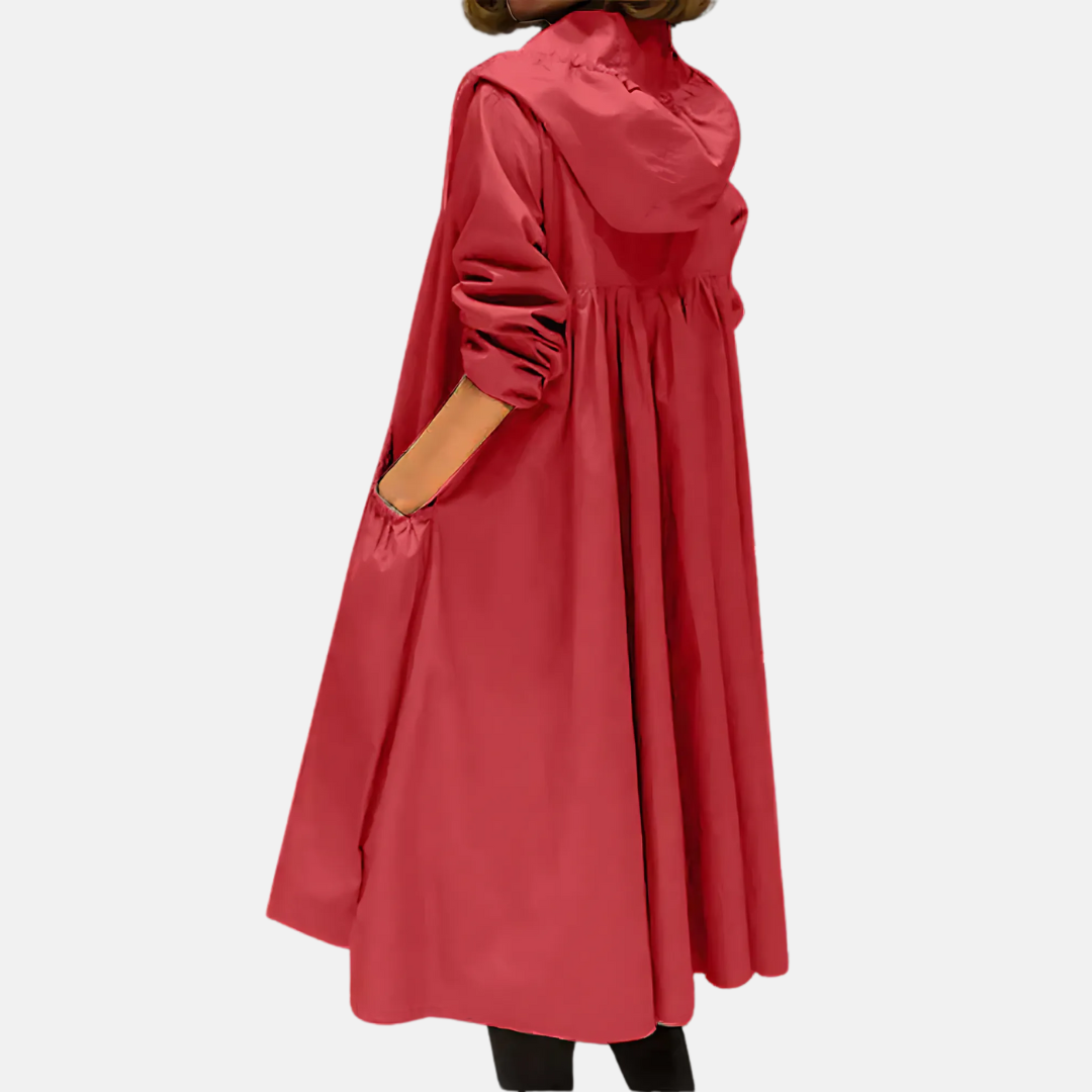 Davy | Women's Waterproof Hooded Longline Jacket