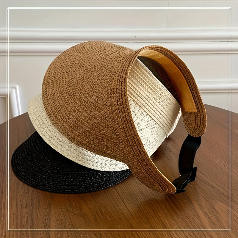 Davy | Women's Wide Brim Sun Visor Hat
