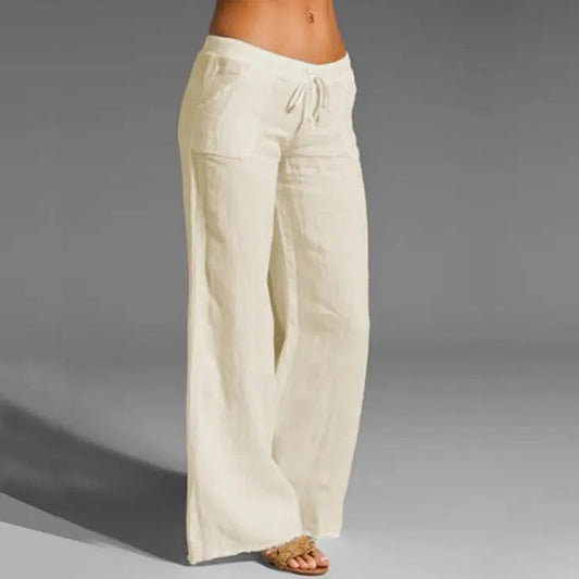 Davy | Women's Wide-Leg Drawstring Trousers