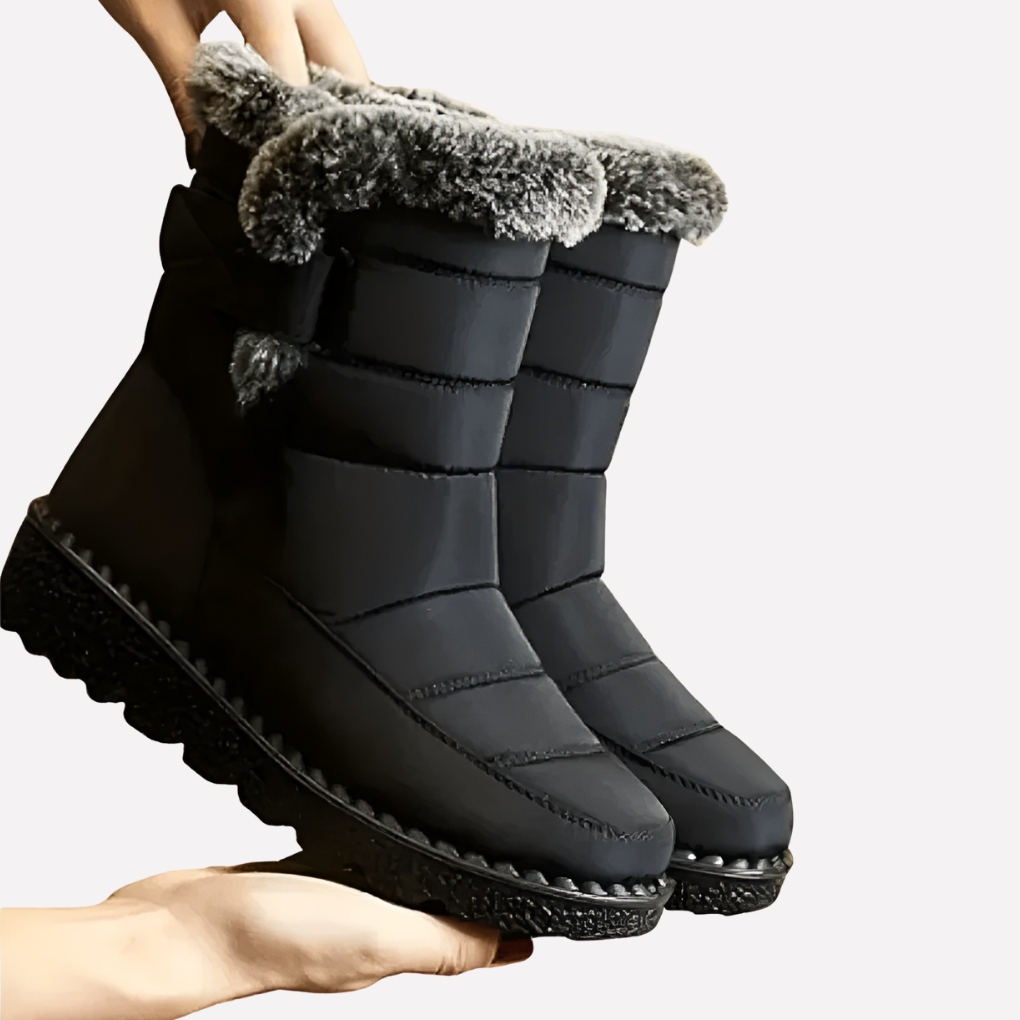 Davy | Women's Winter Boots with Fur Trim