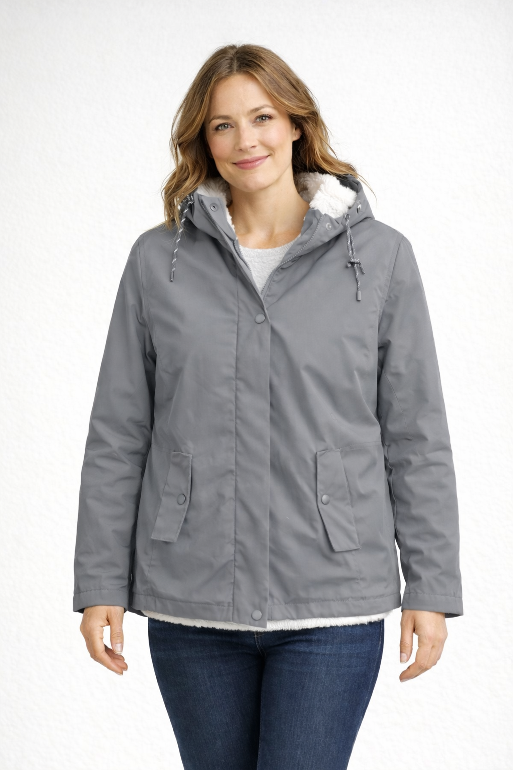 Davy | Women's Winter Jacket with Hood and Fleece Lining